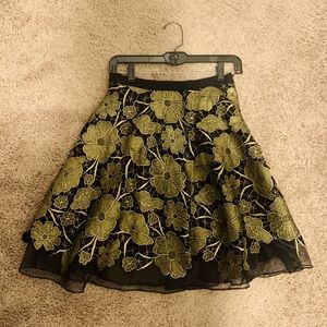Eva Franco/Anthropologie lace bouquet skirt